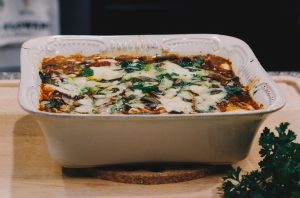 Mushroom Chili Lasagna