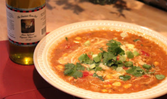 Chicken Chili with Cilantro and Lime